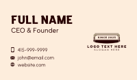 Hack Saw Woodworking Business Card