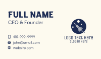 Rocket Launch Circle Business Card