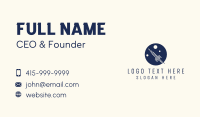 Rocket Launch Circle Business Card