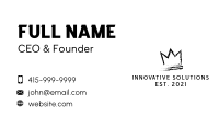 Crown Ink Hipster Business Card