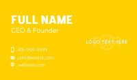 Lemon Fruit Juice Business Card