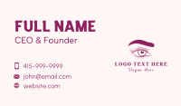 Aesthetic Eye Cosmetics Business Card
