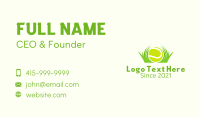 Tennis Tournament Business Card example 2