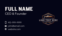 Luxury Car Mechanic Business Card