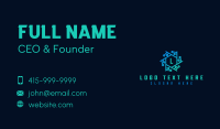 Data Cyber Technology Business Card