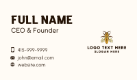 Wild Geometric Hornet Business Card