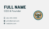 Decorative Tribal American Bird Business Card