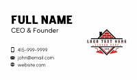 Brick Trowel Construction Business Card