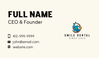 Kid Dental Mascot  Business Card Image Preview