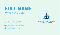Hand Wipe Clean Triangle Business Card