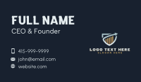 Financial Investor Shield Business Card