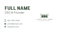 Camera Photography Plant  Business Card