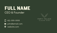 Spa Leaf Wellness Business Card