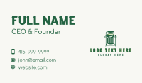 Trash Can Waste Disposal Business Card