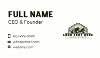 Lawn Mower Business Card example 2