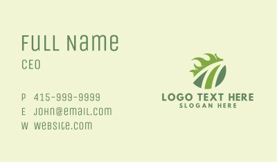 Garden Grass Landscaping Business Card Image Preview