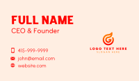 Oil Company Business Card example 3