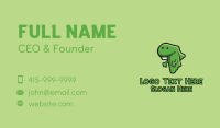 Green African Lizard  Business Card