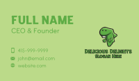 Green African Lizard  Business Card Design