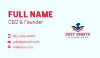 Patriotic American Eagle  Business Card Image Preview