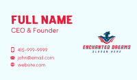 Patriotic American Eagle  Business Card Image Preview