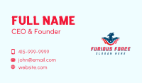 Patriotic American Eagle  Business Card Image Preview