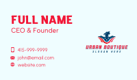 Patriotic American Eagle  Business Card
