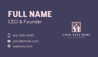 Flower Yoga Spa Business Card