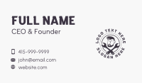Handyman Wrench Hipster Business Card