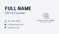 Generic Company Studio Letter R Business Card Design