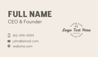 Cursive Studio Headset Business Card