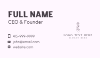 Flower Nail Salon Business Card