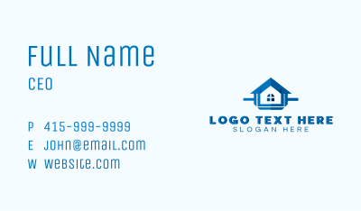Construction Housing Property  Business Card