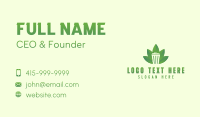 Leaf Trash Garbage Business Card