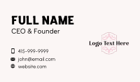 Ornamental Feminine Boutique Business Card