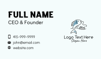 Pescatarian Business Card example 4