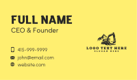 Excavator Business Card example 3