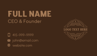 Antique Theatre Studio Business Card