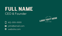 Pop Business Card example 3