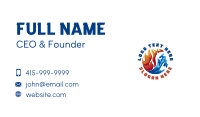 Fire Water Thermal Refrigeration Business Card