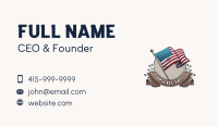 American National Flag Business Card Image Preview