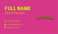 Mural Skate Wordmark Business Card