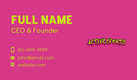 Mural Skate Wordmark Business Card