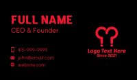 Love Quiz Question  Business Card