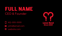 Love Quiz Question  Business Card Image Preview