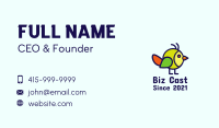 Multicolor Baby Bird  Business Card