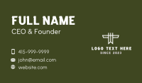 Geometric Corporate Letter T Business Card