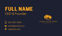 Gold Lion Bank Business Card