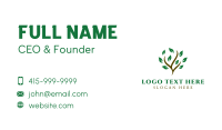 Natural Tree Farm Business Card