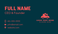 Red Cog Automobile Business Card